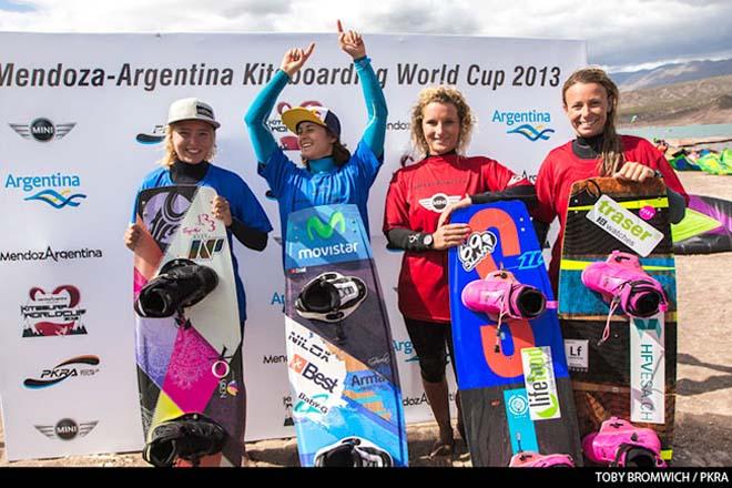 Women’s podium ©  Toby Bromwich / PKRA http://prokitetour.com/